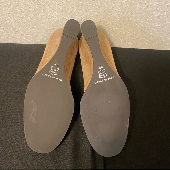 Alexandra Bartlett | Tan Oxford Leather Wedges 8 - Picture 5 of 5